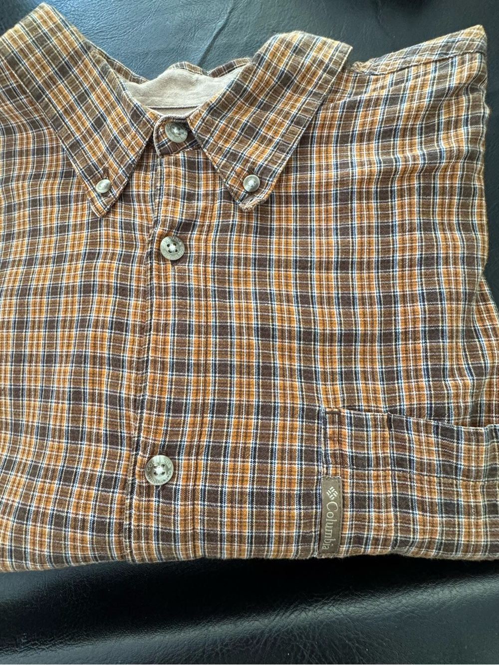 Columbia XL Men’s Plaid Button-Up Shirt Long Sleeve